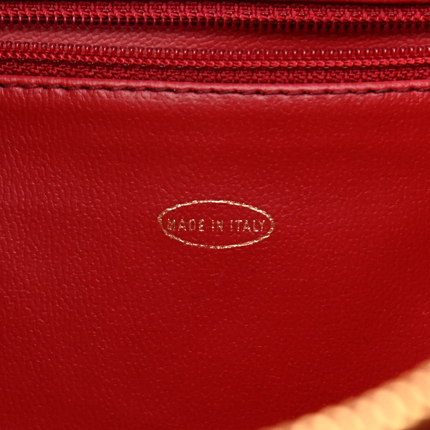 Chanel Caviar CC Shopper Tote Red 9 of 14