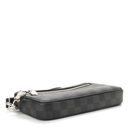 Louis Vuitton Damier Graphite Alpha Clutch 4 of 9