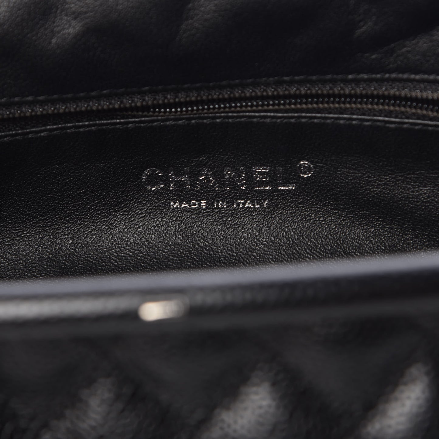 Caviar Quilted Timeless Clutch Black