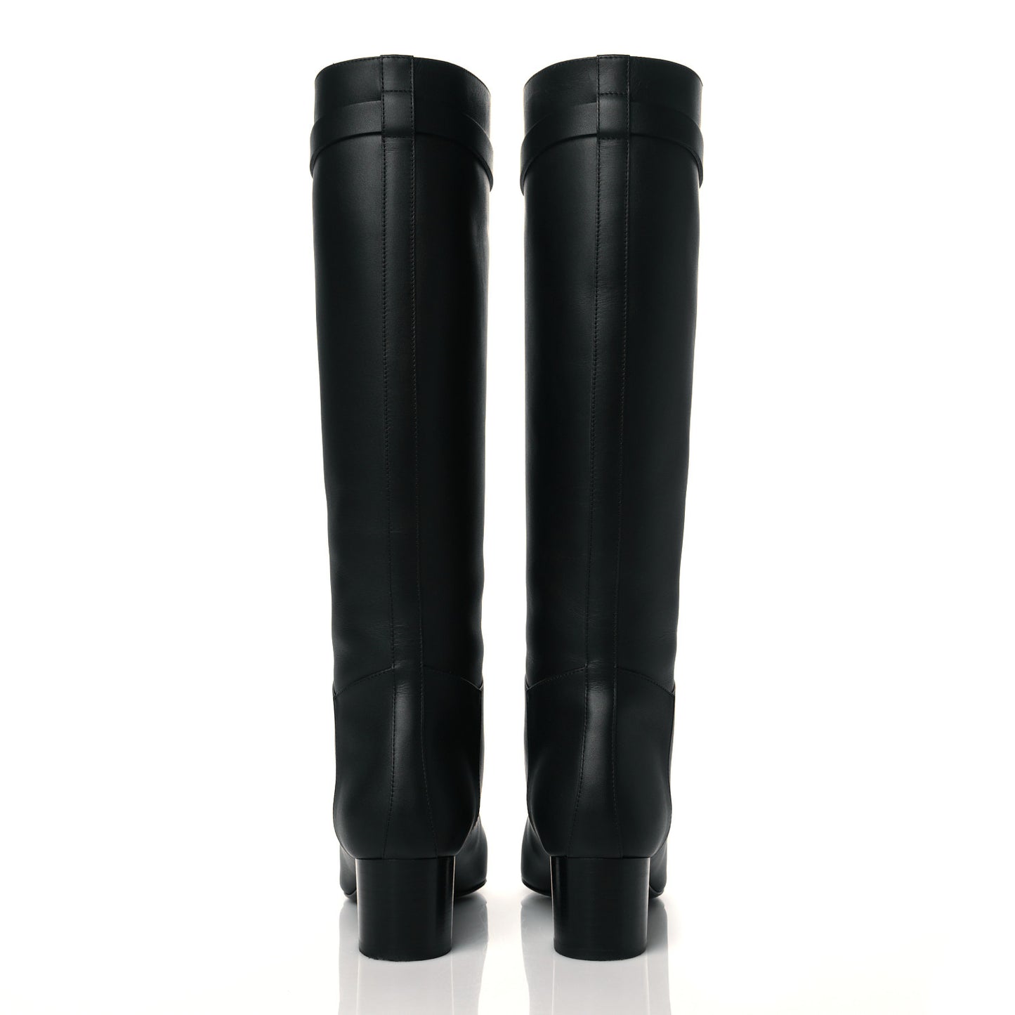 Heritage Calfskin Story Boots 36 Black