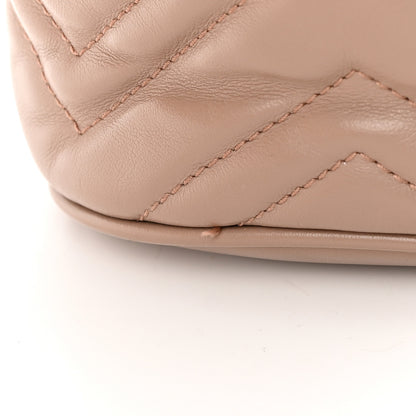 Gucci Calfskin Matelasse Mini GG Marmont 2.0 Bucket Bag Porcelain Rose 14 of 16