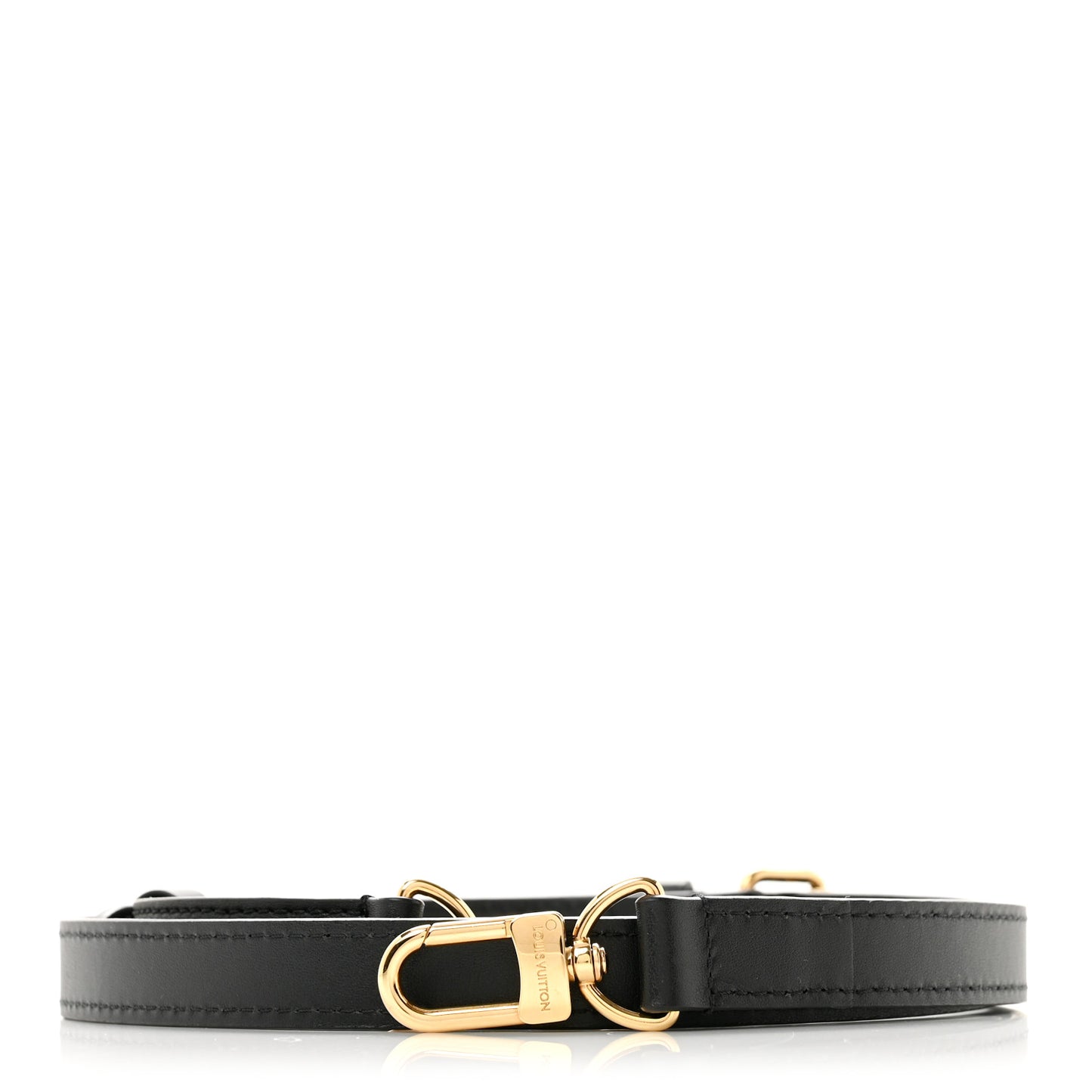Calfskin 16mm Adjustable Shoulder Strap Black