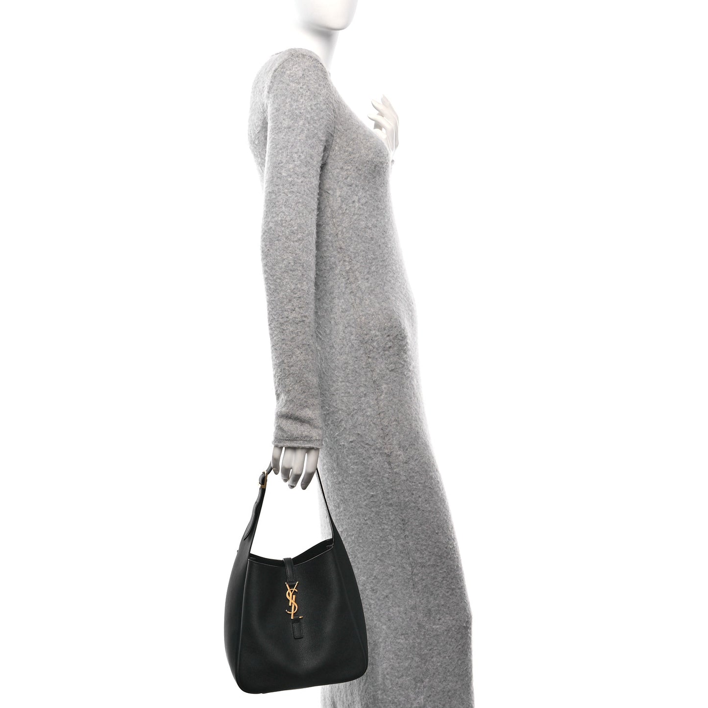 Smooth Calfskin Small Le 5 A 7 Soft Hobo Black