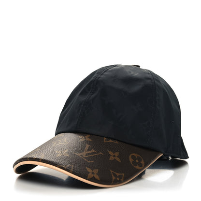 Louis Vuitton Polyester Silk Monogram LV Get Ready Cap M Black 1 of 8