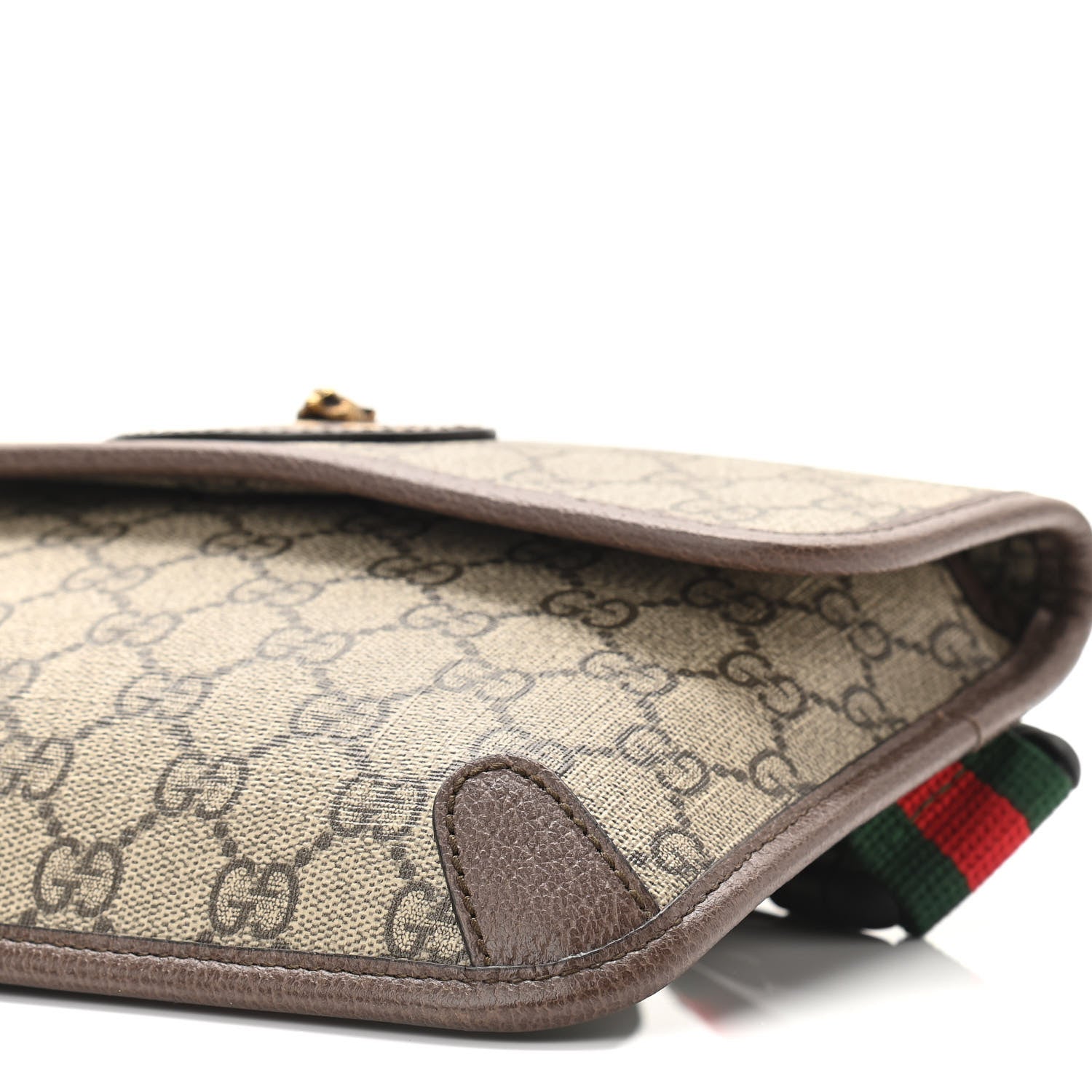Gucci GG Supreme Monogram Neo Vintage Web Belt Bag Brown 11 of 11