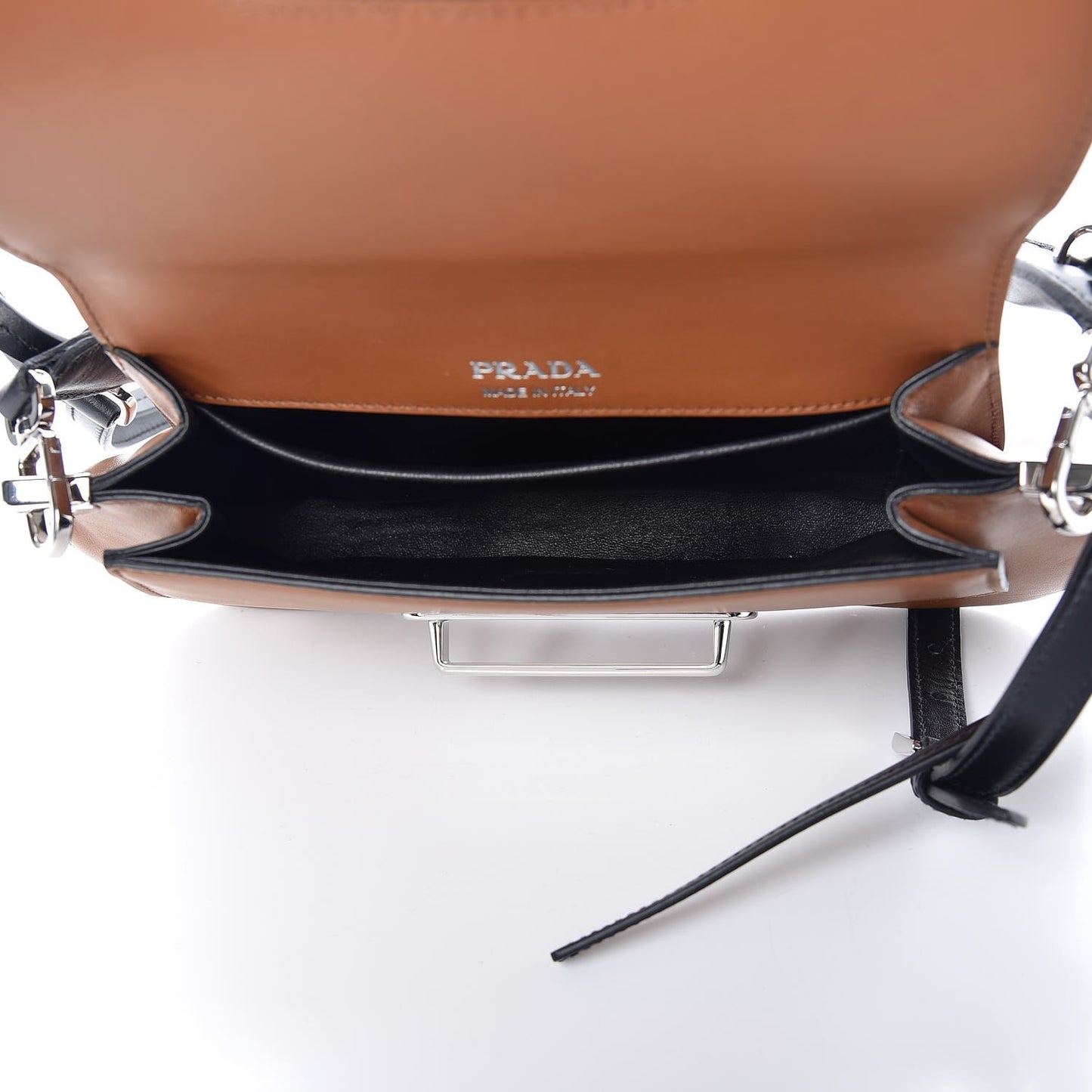 City Calfskin Sidonie Shoulder Bag Black Cognac