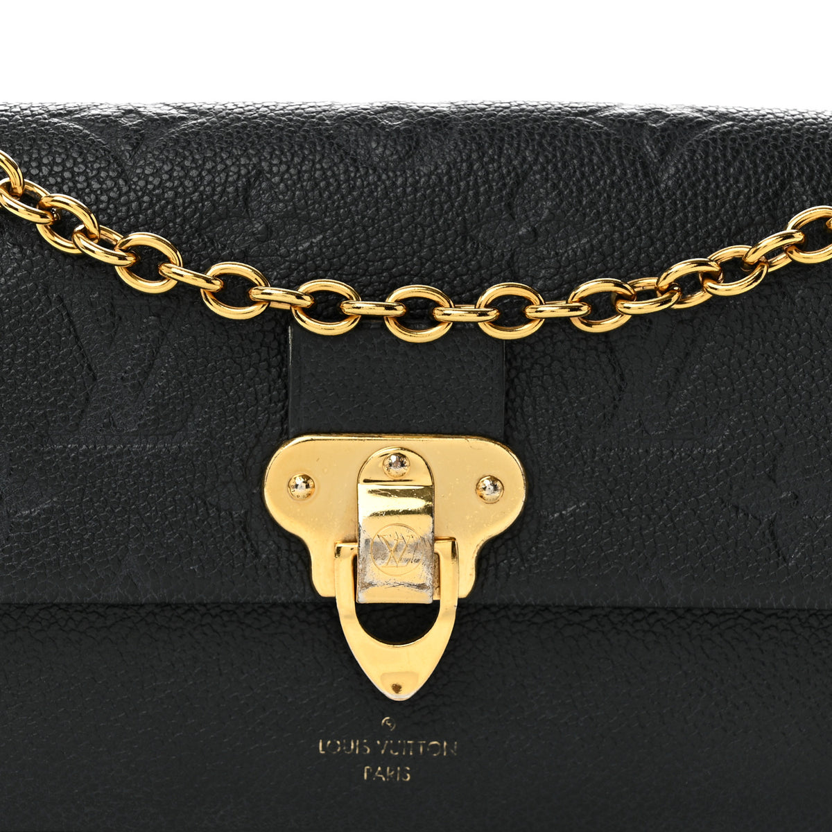 Louis Vuitton Empreinte Vavin Chain Wallet Black 7 of 9