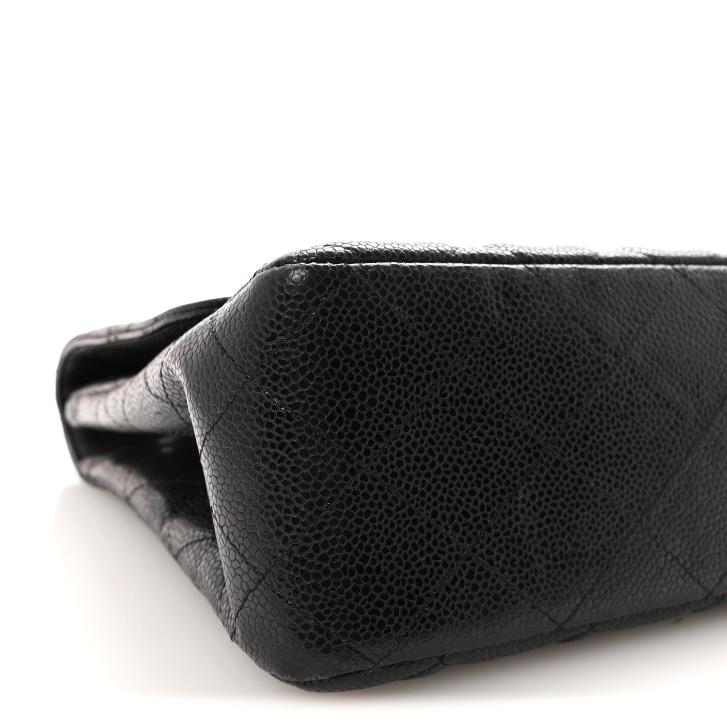Chanel Caviar Quilted Jumbo Single Flap Black 8 of 9