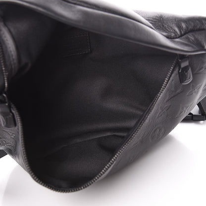 Louis Vuitton Calfskin Monogram Shadow Discovery Bumbag Black 5 of 12