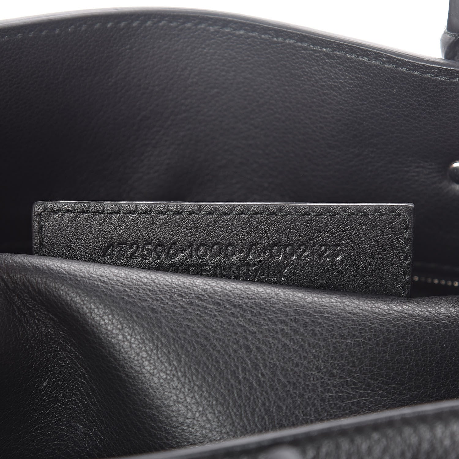 Balenciaga Veau Papier B4 Zip Around Tote Black 7 of 9