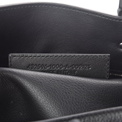 Balenciaga Veau Papier B4 Zip Around Tote Black 7 of 9