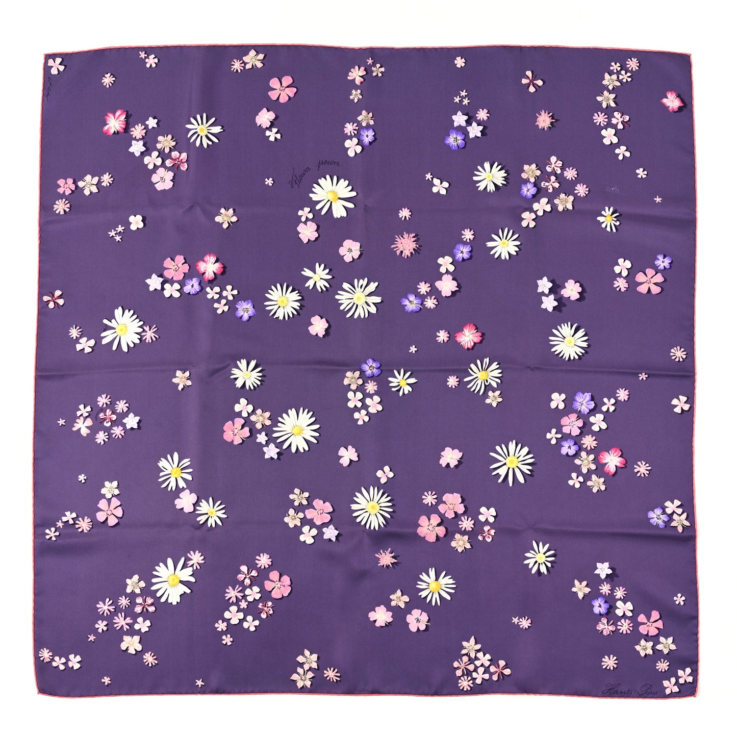 Silk Flower Power Scarf 90