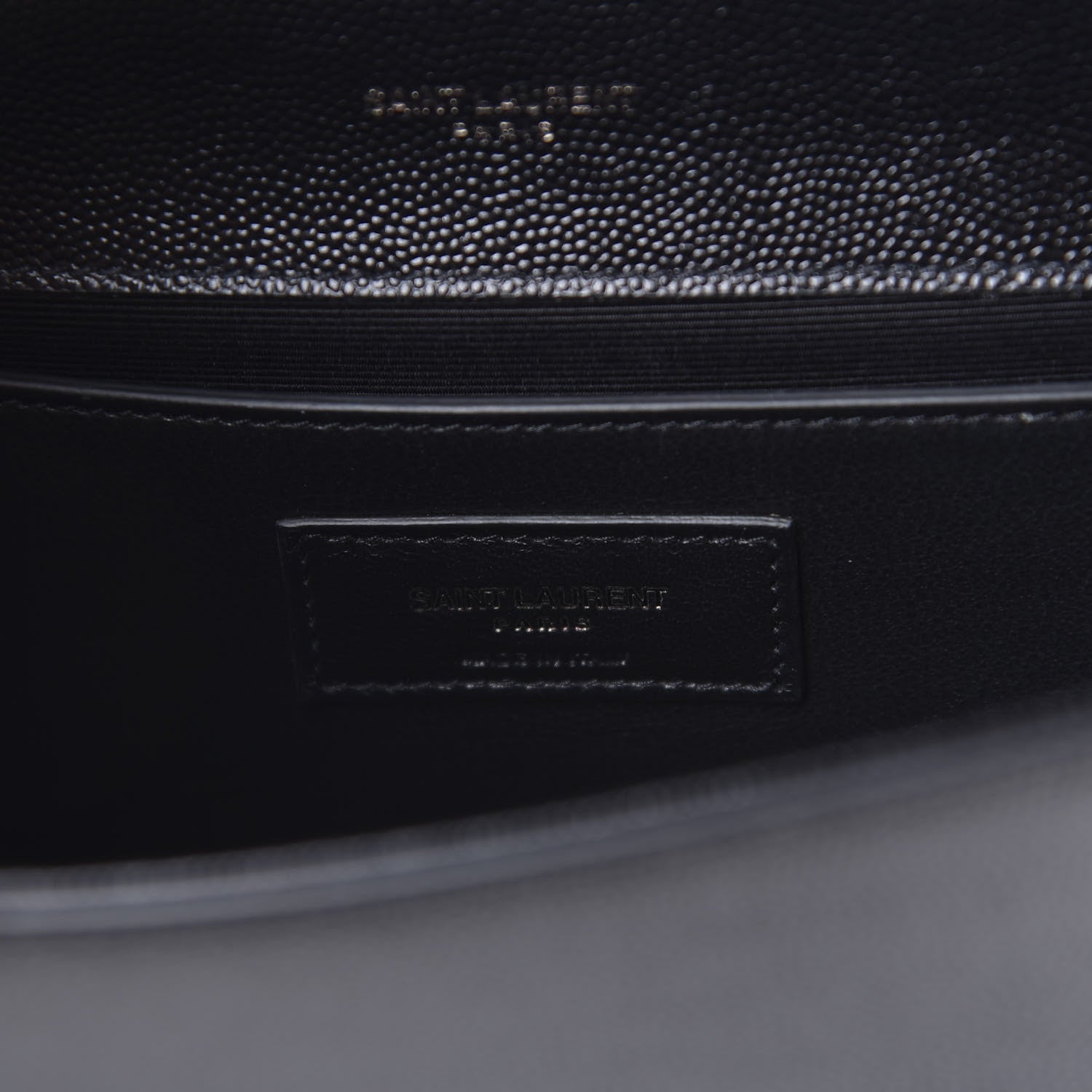 Saint Laurent Grain De Poudre Small Monogram Kate Satchel Black 5 of 9