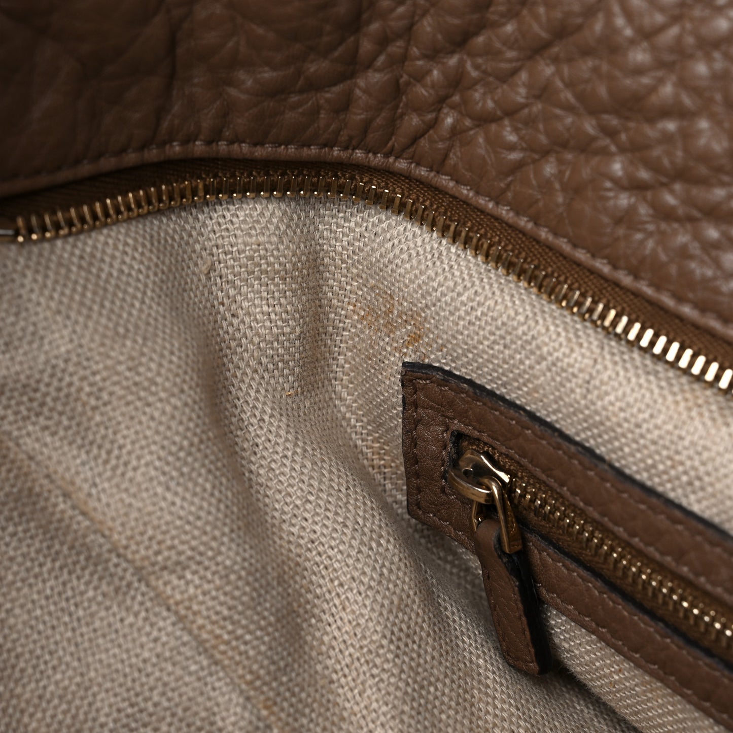Calfskin Greenwich Medium Shoulder Bag Brown