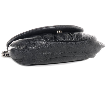 Chanel Caviar Half Moon Wallet On Chain WOC Black 4 of 8