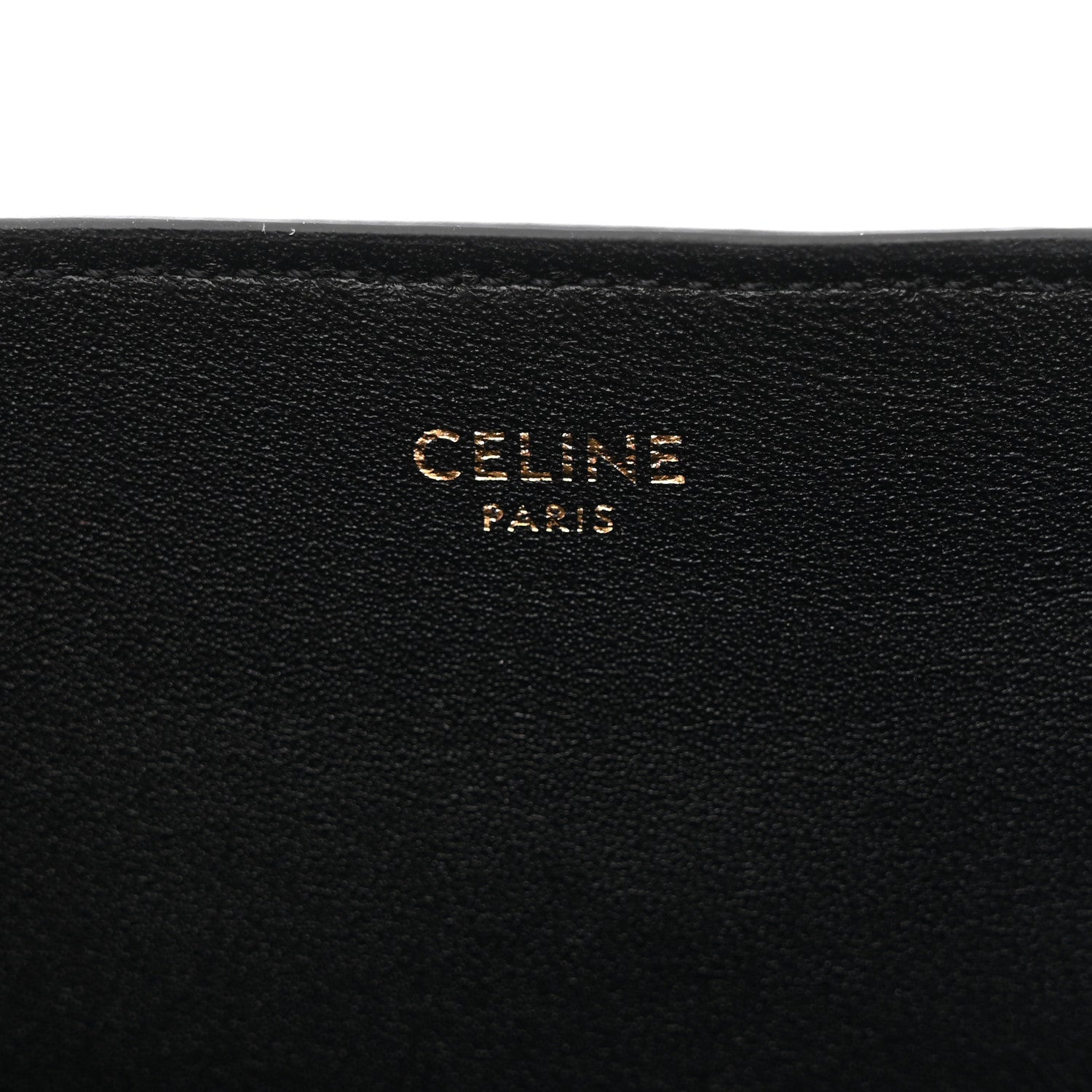 Celine Smooth Calfskin Triomphe Small Louise Bag Black 6 of 10