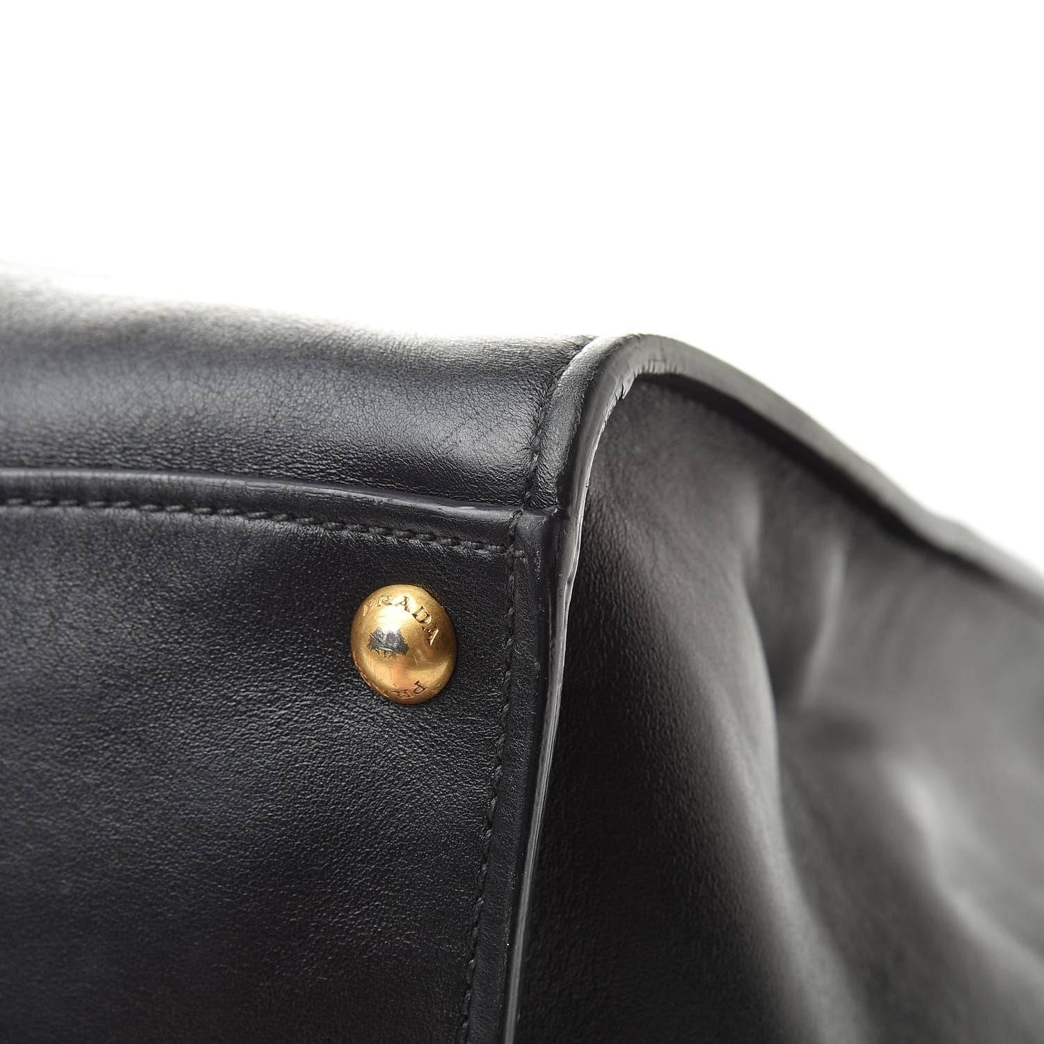 Prada City Calf Front Pocket Tote Black 12 of 18