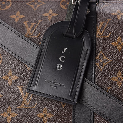 Louis Vuitton Monogram Macassar Keepall Bandouliere 45 10 of 10