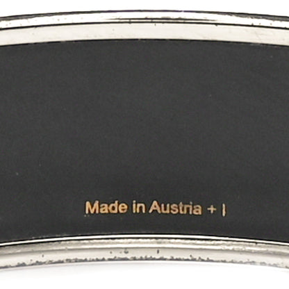Hermes Enamel Printed Wide Tenues Et Couvertures Bracelet 70 9 of 9