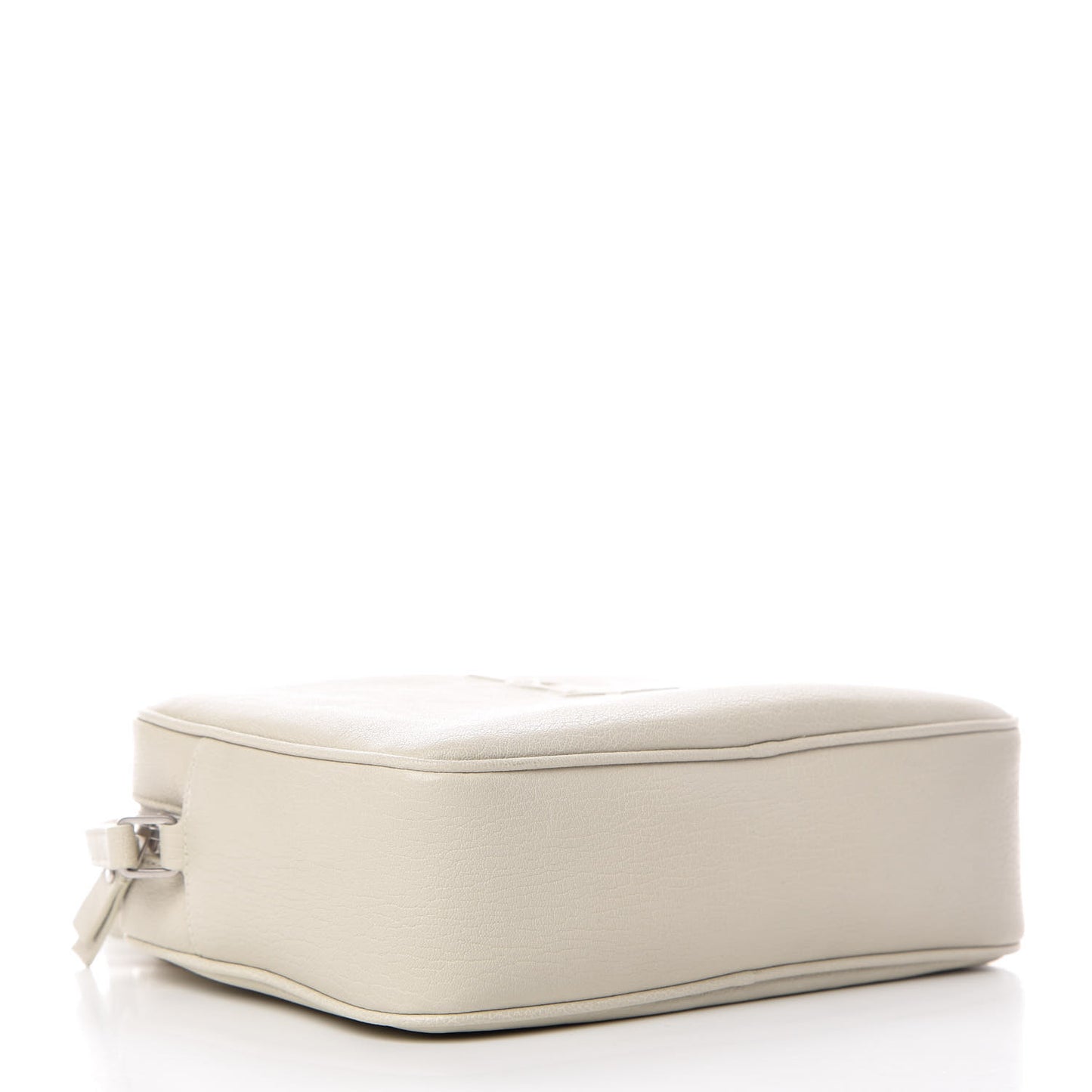 Lambskin Monogram Small Lou Camera Bag Icy White