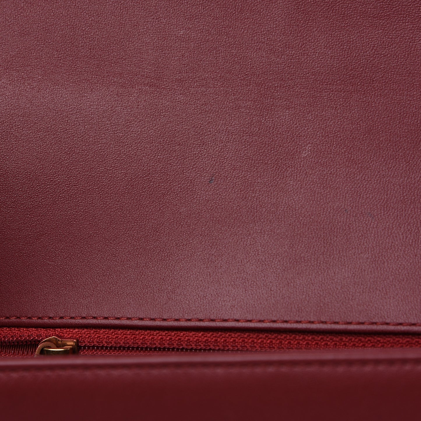 Lambskin Quilted New Medium Boy Flap Dark Red