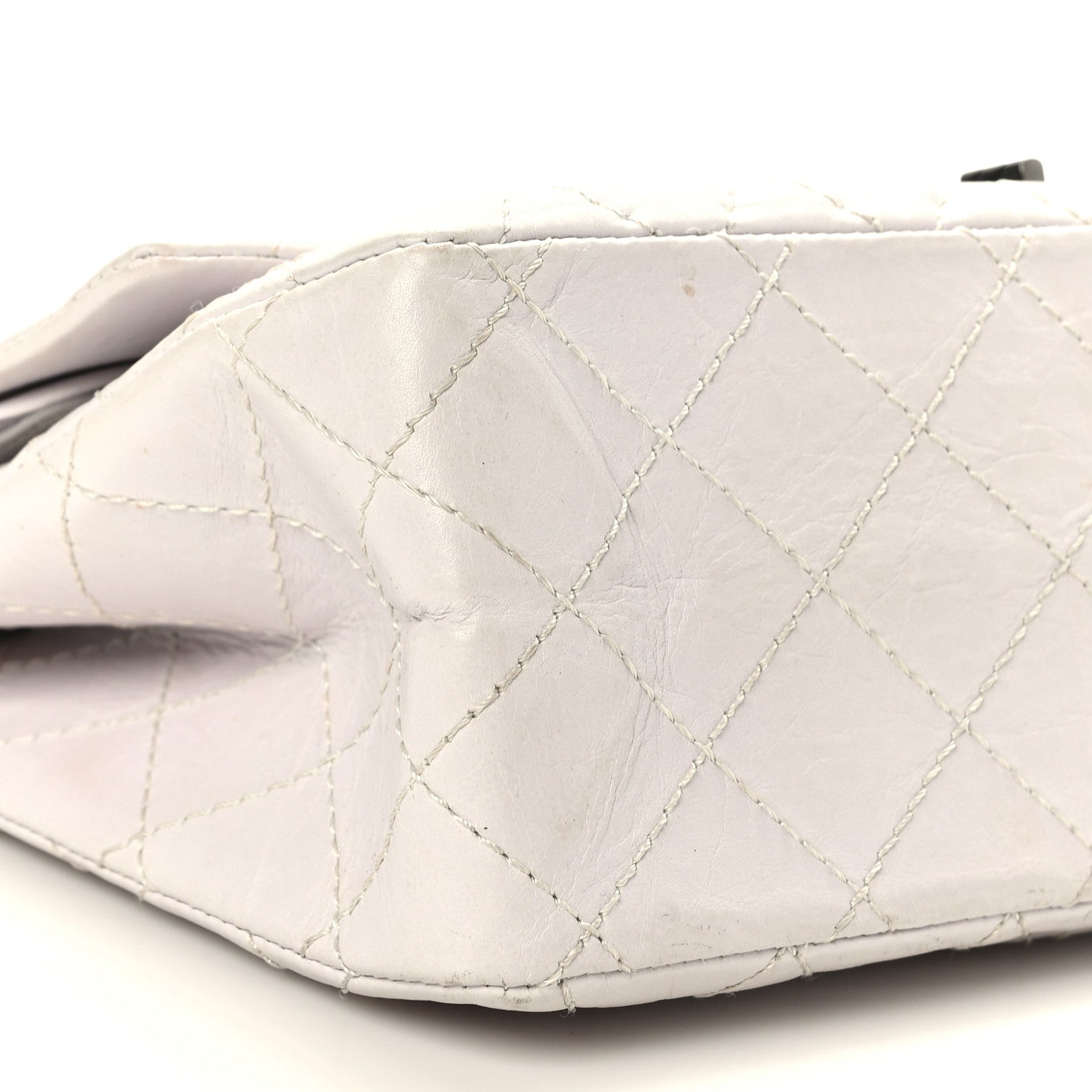 Chanel Aged Calfskin 2.55 Reissue 227 Flap White 8 of 9
