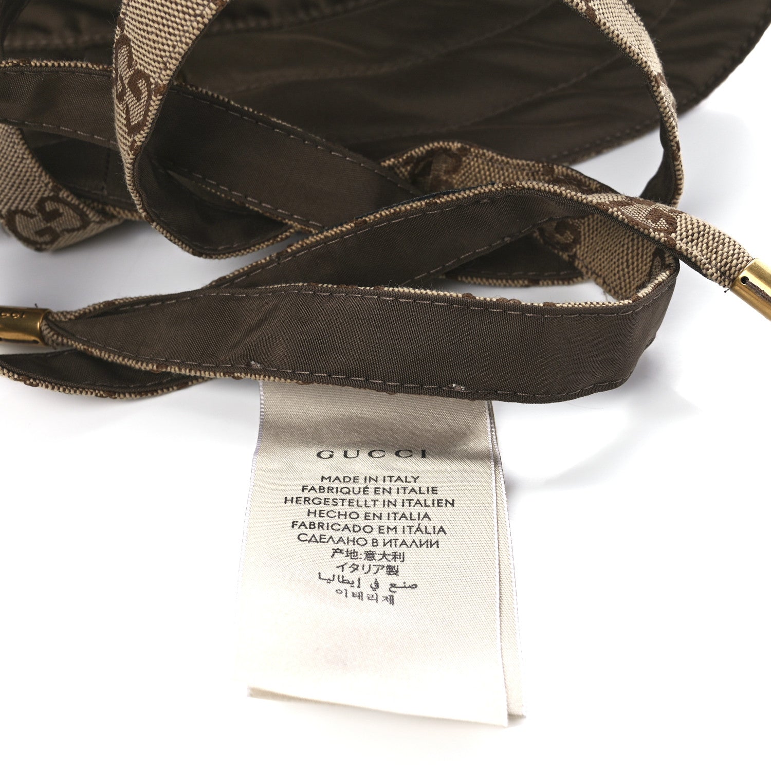 Gucci Canvas Monogram Reversible Bucket Hat Brown 8 of 14