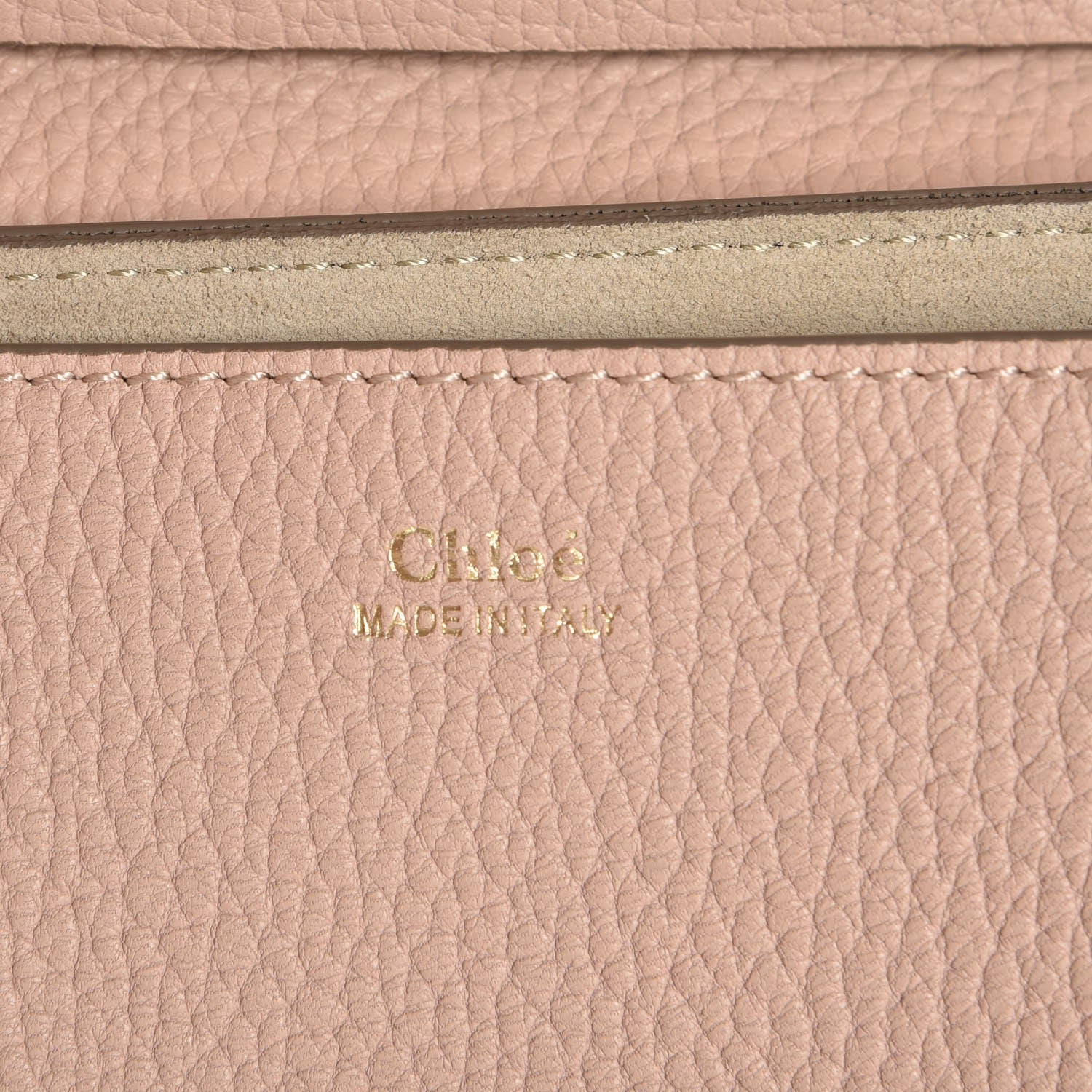 Chloe Grained Lambskin Drew Shoulder Bag Cement Pink 6 of 8