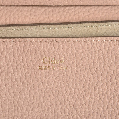 Chloe Grained Lambskin Drew Shoulder Bag Cement Pink 6 of 8