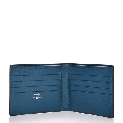 Hermes Lizard Niloticus Citizen Wallet Bleu 5 of 9