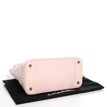 Chanel Canvas Caviar Tassel Tote Light Pink 4 of 7