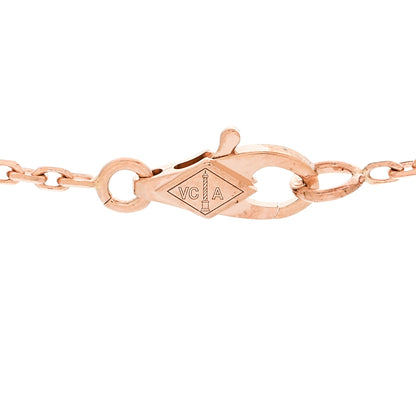Van Cleef & Arpels 18K Rose Gold 16 Motifs Sweet Alhambra Necklace 4 of 6