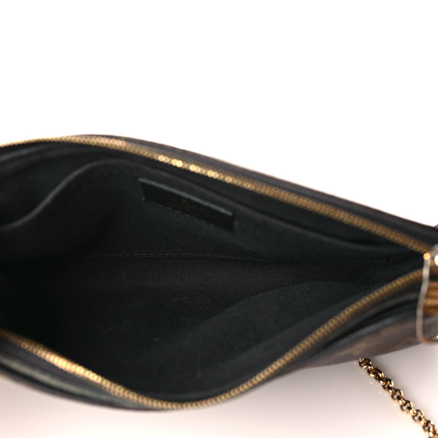 Louis Vuitton Monogram Pallas Clutch Black 5 of 9