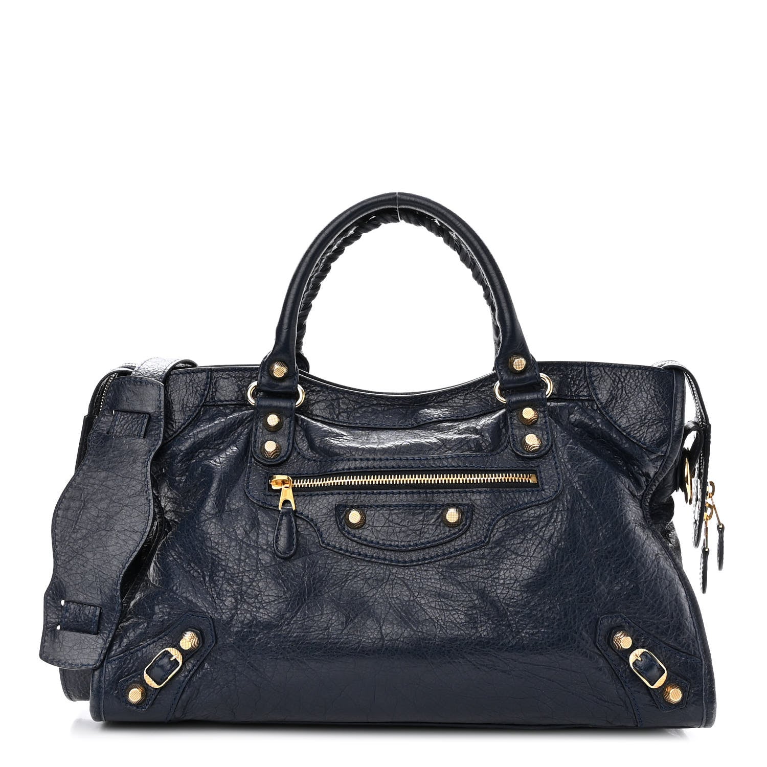 Balenciaga Agneau Giant 12 Gold Hardware City Bleu Obscur 1 of 10