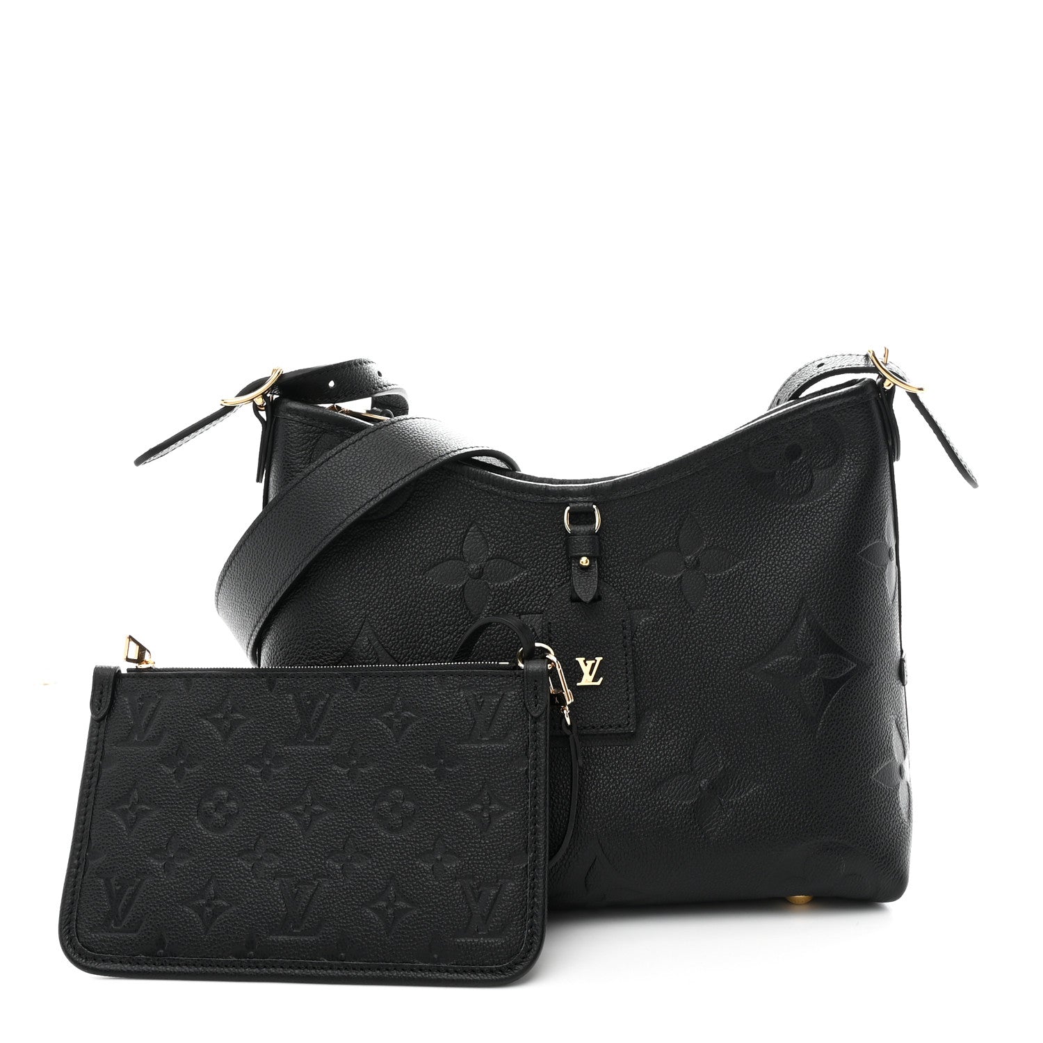 Louis Vuitton Empreinte Carryall PM Black 3 of 11