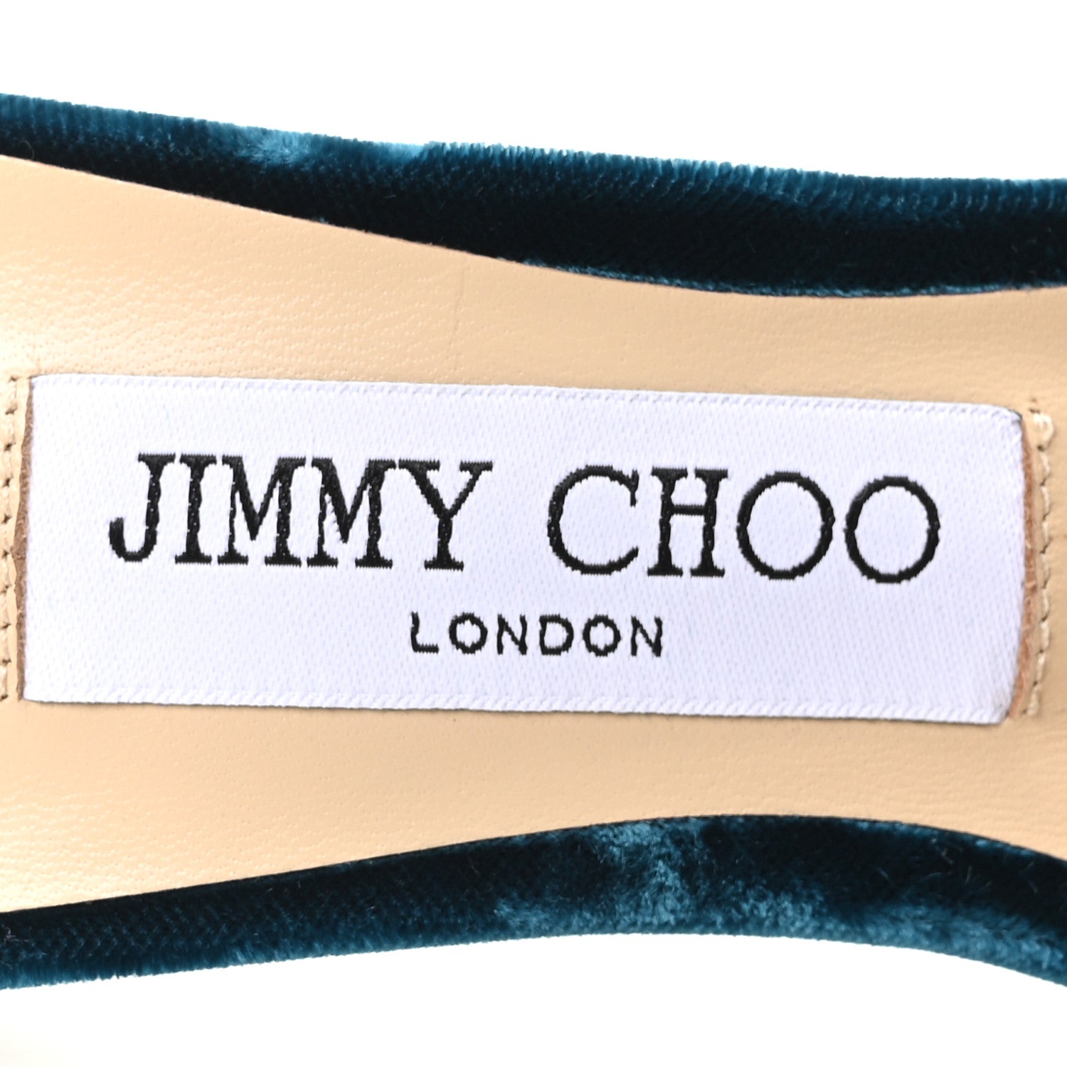 Jimmy Choo Velvet Crystal Saeda 100 Pumps 38.5 Dragonfly 1904775