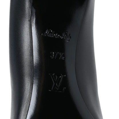 Louis Vuitton Calfskin Cherie Pumps 37.5 Black 8 of 9