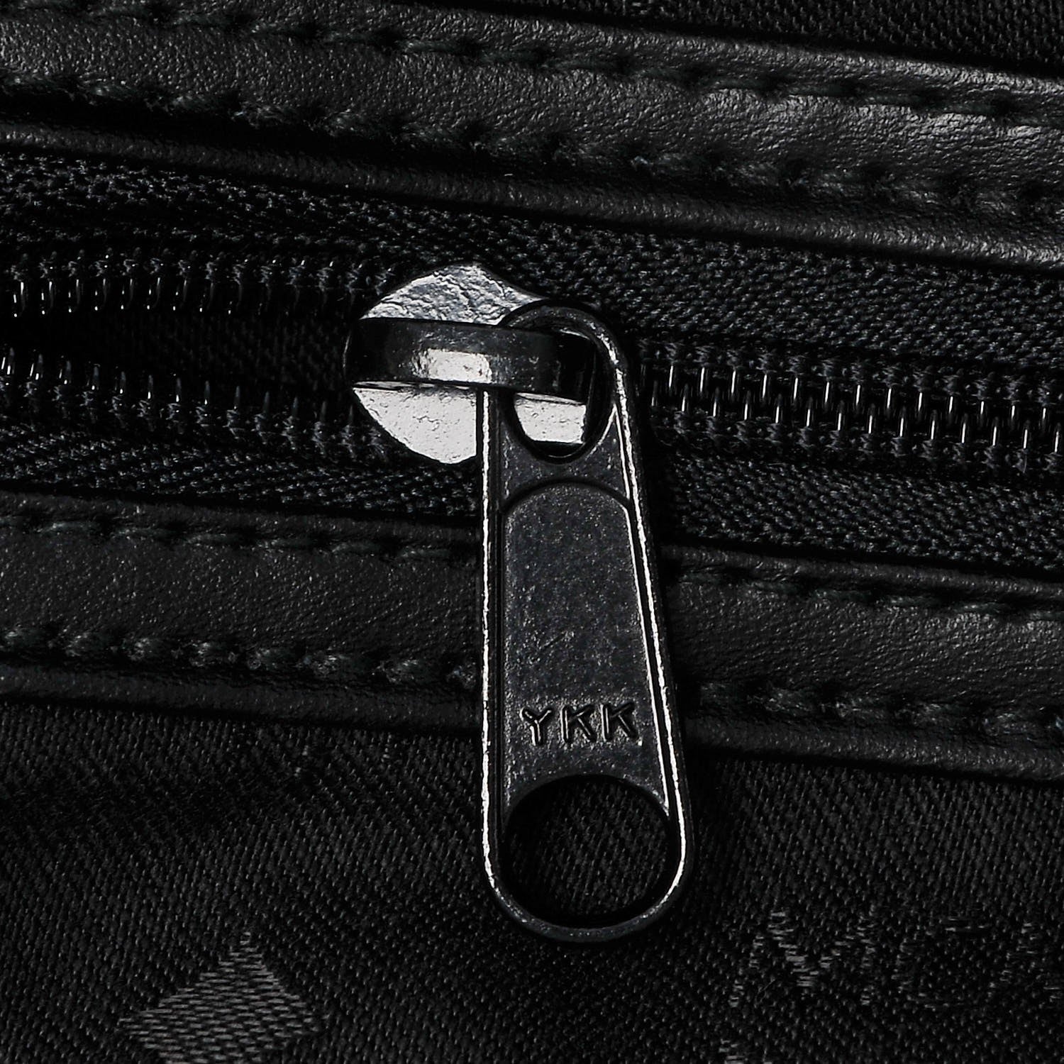 MCM Monogram Coated Canvas Weekender Black 7 of 11