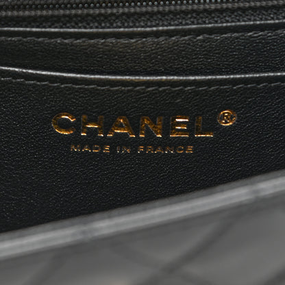 Chanel Lambskin Quilted Mini Rectangular Flap Black 6 of 9