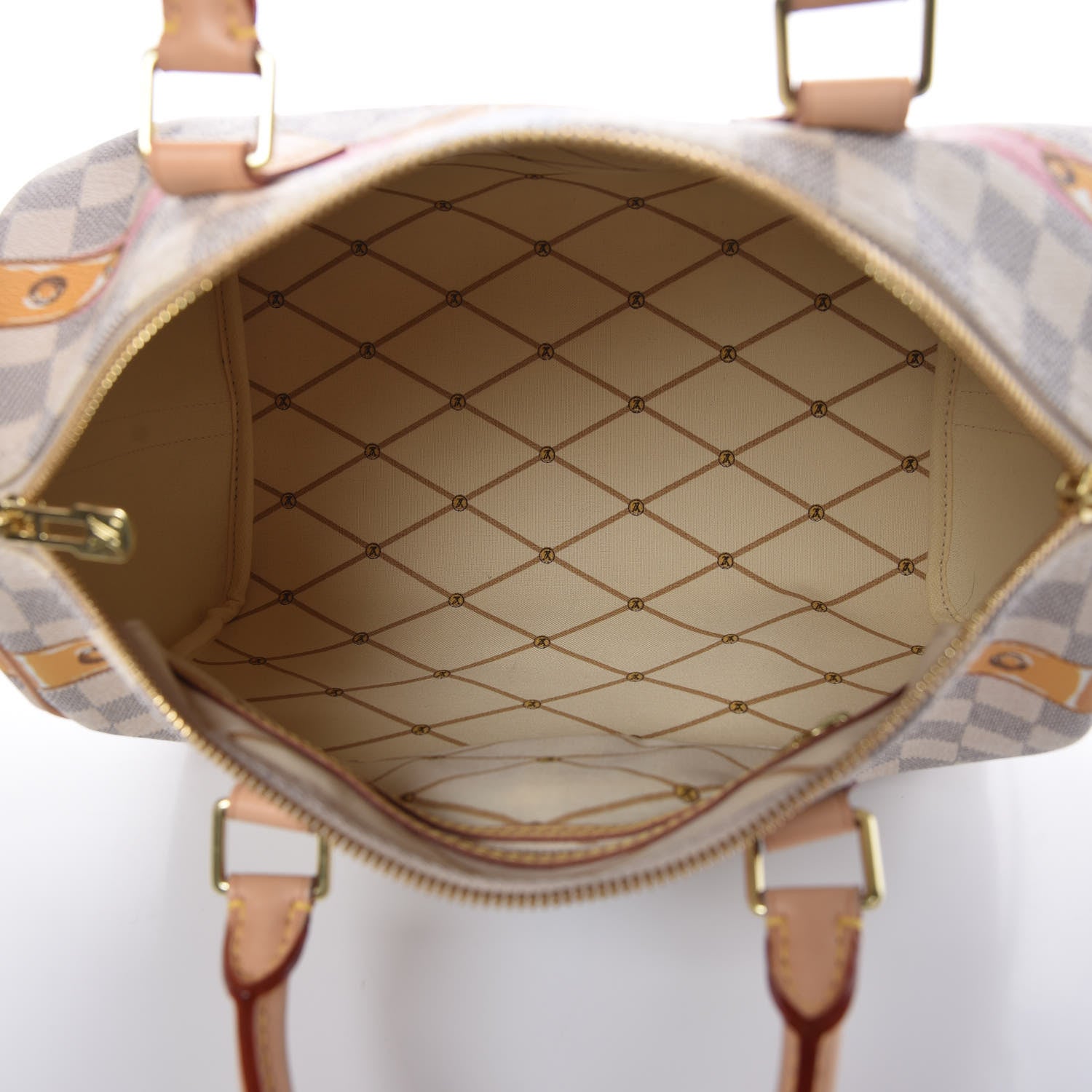 Louis Vuitton Damier Azur Summer Trunks Speedy Bandouliere 30 6 of 11