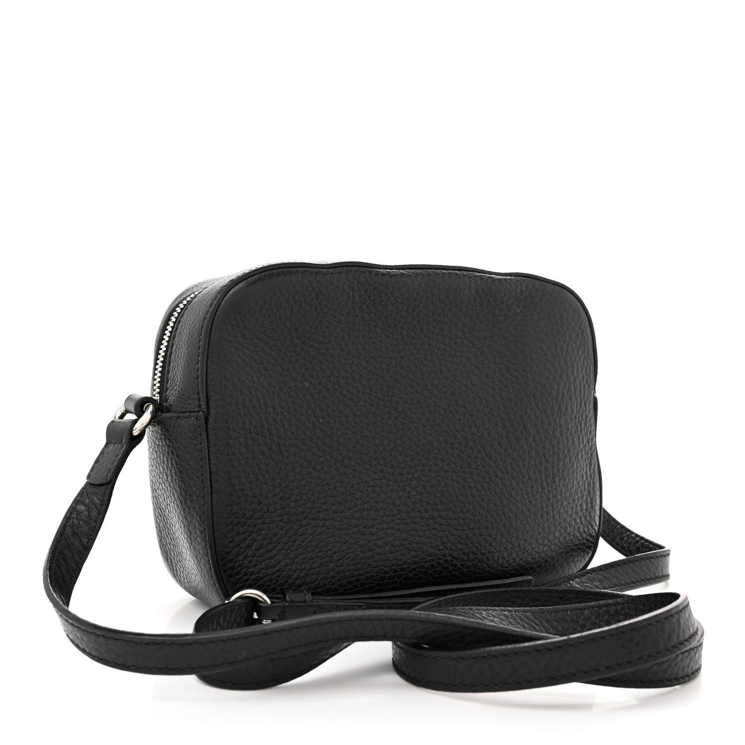 Gucci Pebbled Calfskin Studded Small Soho Disco Bag Black 3 of 13