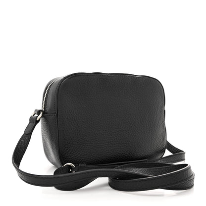 Gucci Pebbled Calfskin Studded Small Soho Disco Bag Black 3 of 13