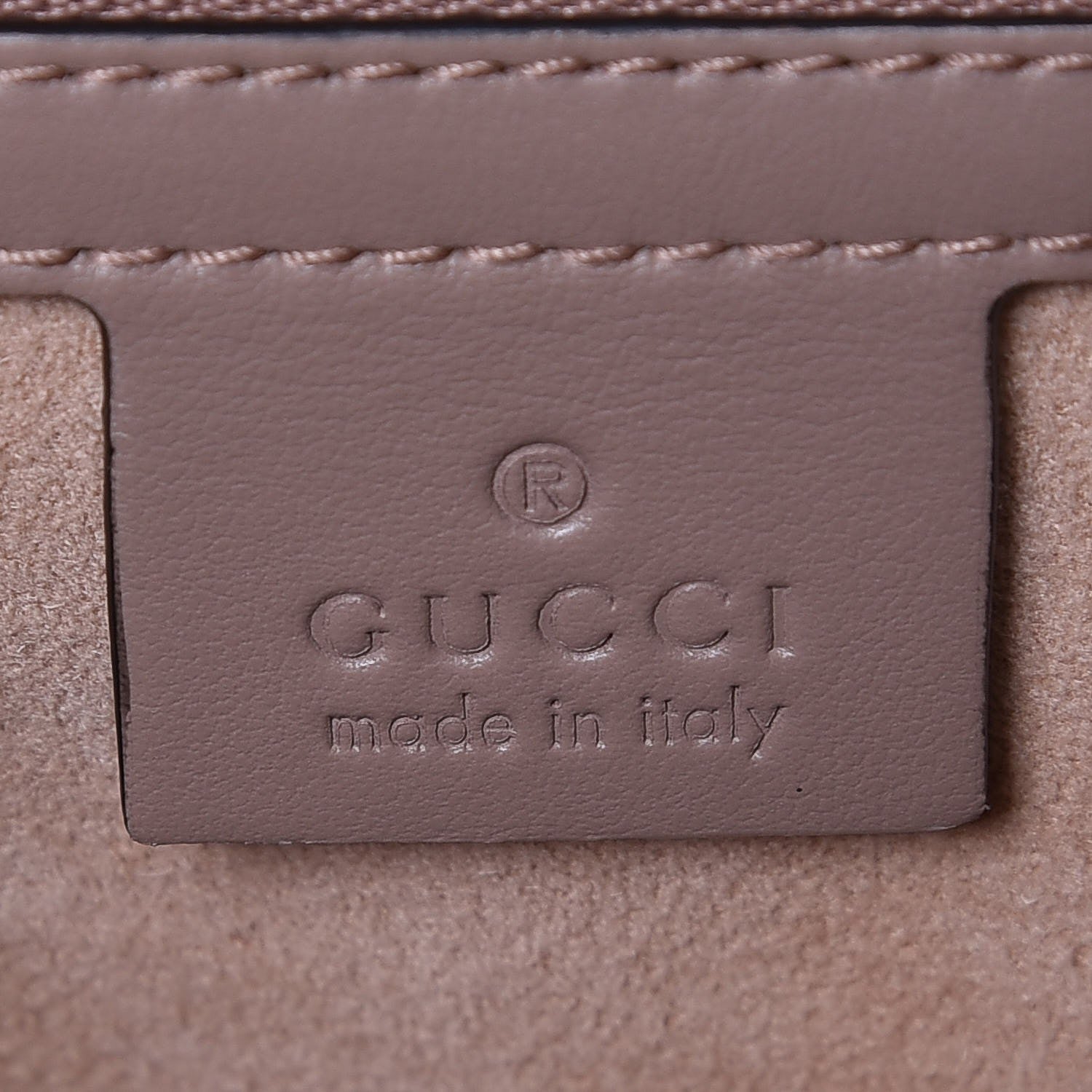 Gucci Calfskin Matelasse Small GG Marmont Shoulder Bag Porcelain Rose 7 of 9