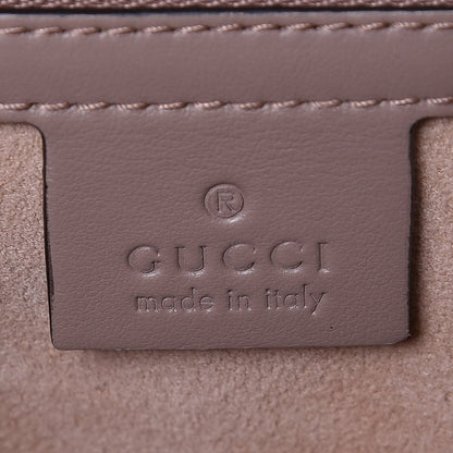 Gucci Calfskin Matelasse Small GG Marmont Shoulder Bag Porcelain Rose 7 of 9