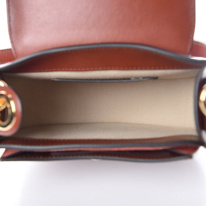 Chloe Calfskin Small Tess Bag Sepia Brown 7 of 9