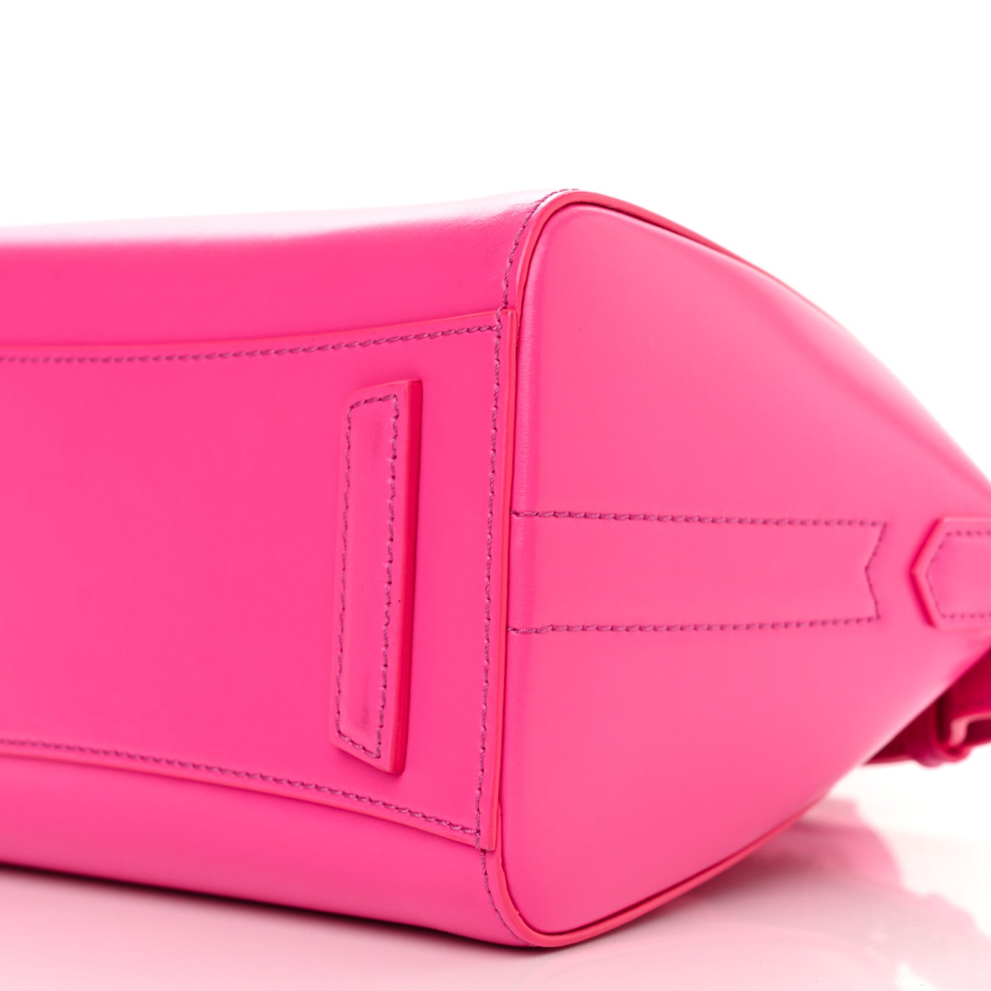 Shiny Lord Calfskin Mini Antigona Shocking Pink