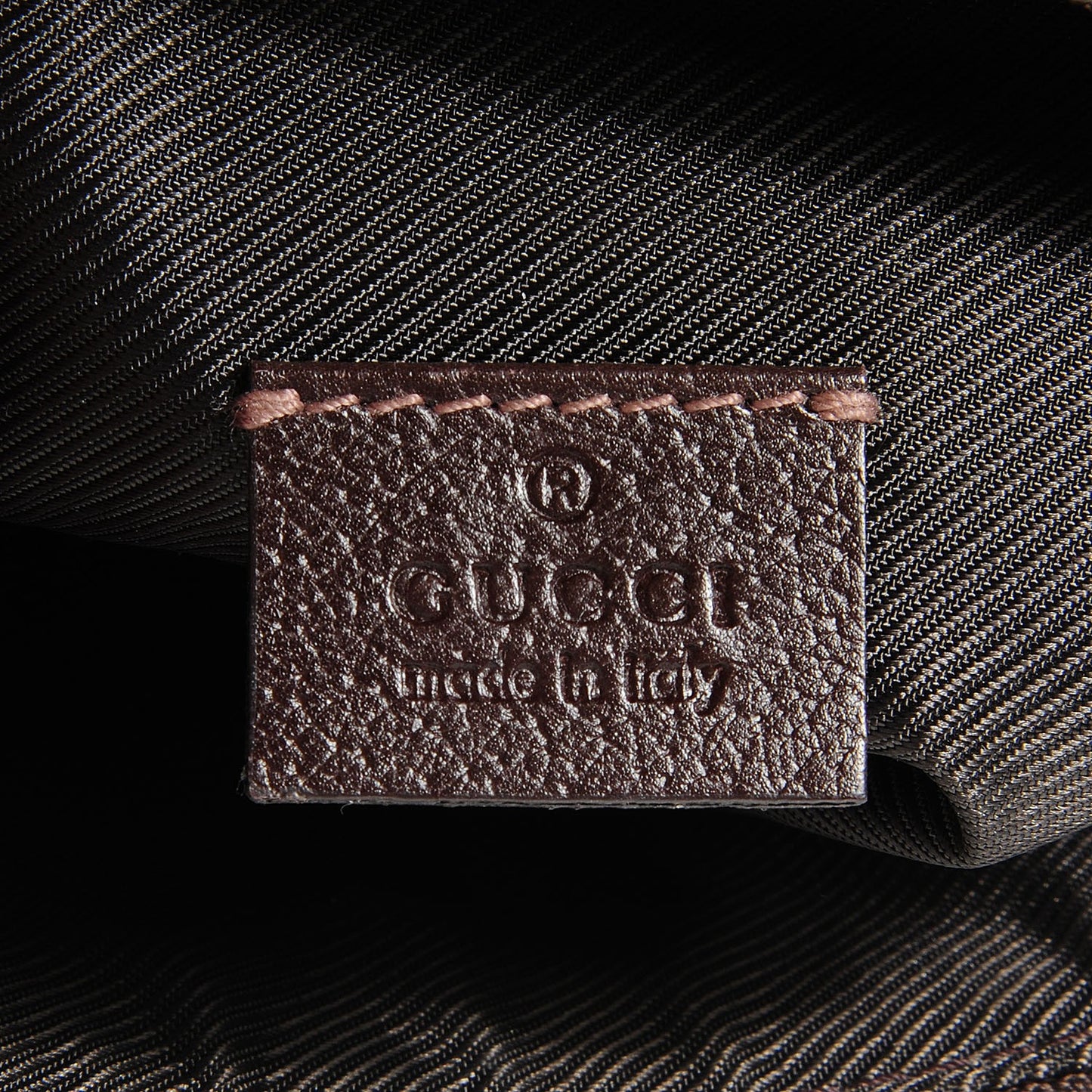 Monogram D Ring Cosmetic Case Brown