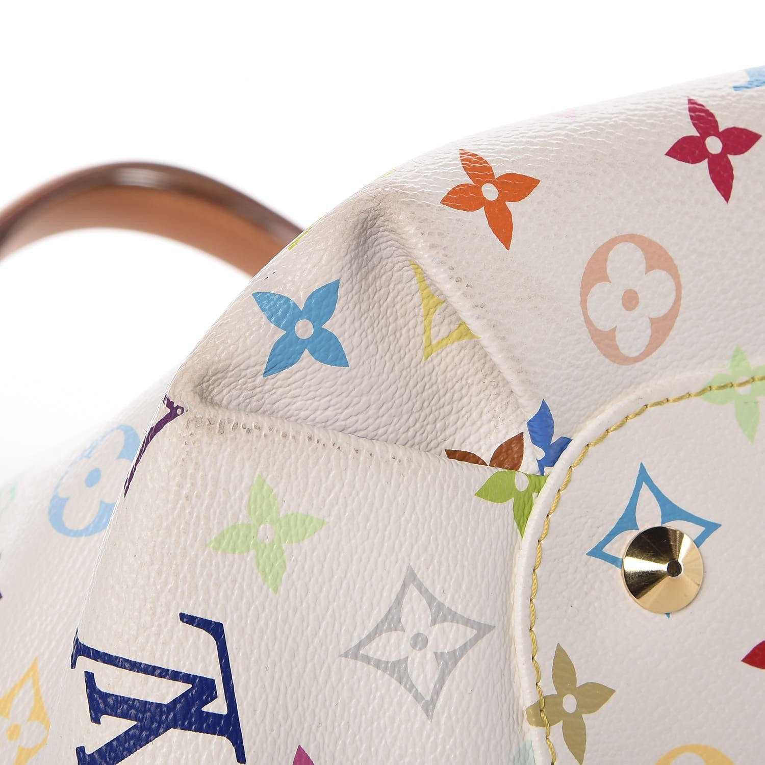 Louis Vuitton Monogram Multicolor Annie GM White 9 of 13