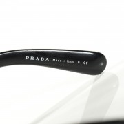 Prada Baroque Sunglasses SPR 27N Black 5 of 10
