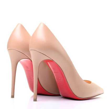 Christian Louboutin Nappa Kate 100 Pumps 35 Nude 4 of 9